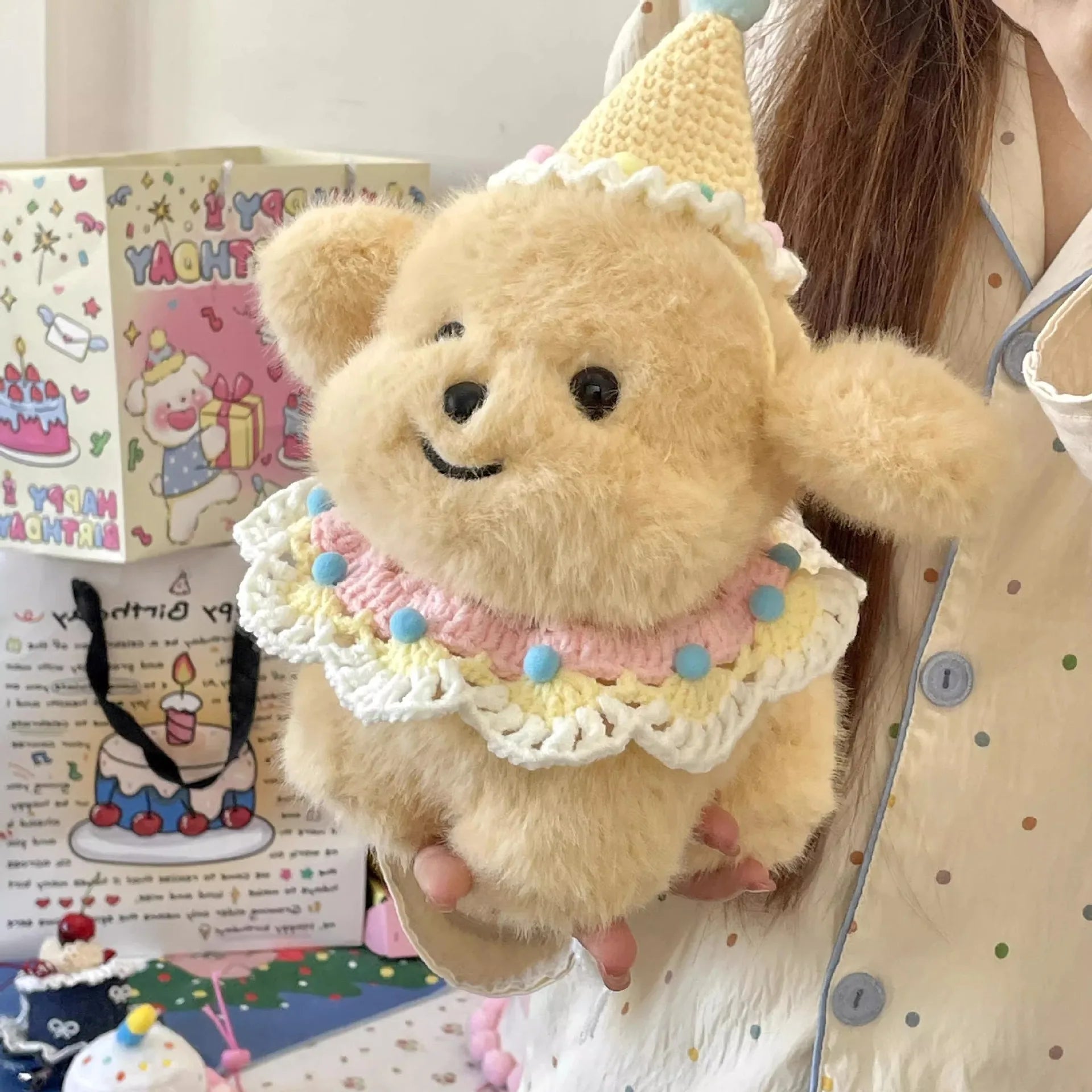 Niedliche Welpenpuppe – Plüschtier – Raumornament