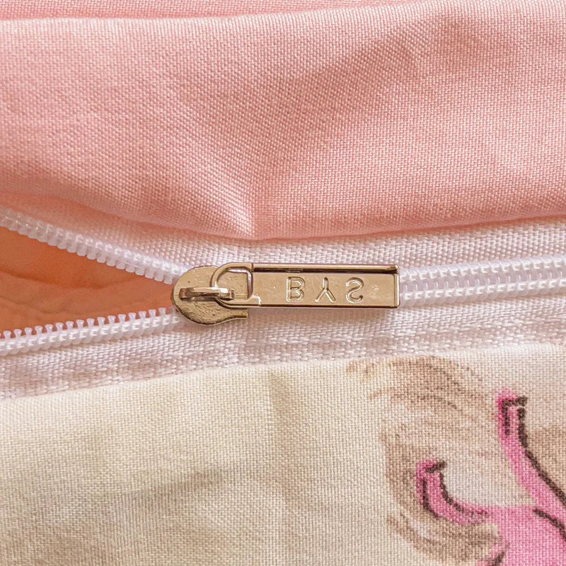Bettwäsche-Set – Süsse Rosa Cartoon-Katzen – Weiche Baumwolle