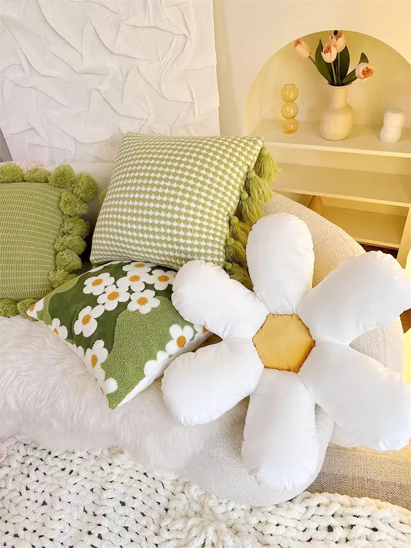 Kissenbezug – Nordisch Moosgrün – 30x50cm, Handgefertigt