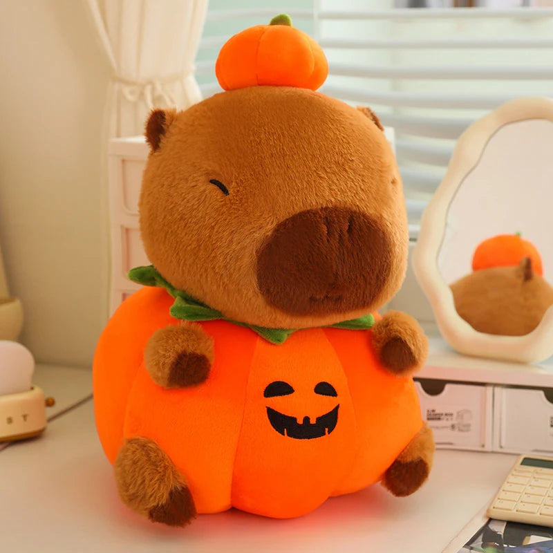 Capybara Plüschtier – Baumwoll Halloween Kissen – 25-60cm