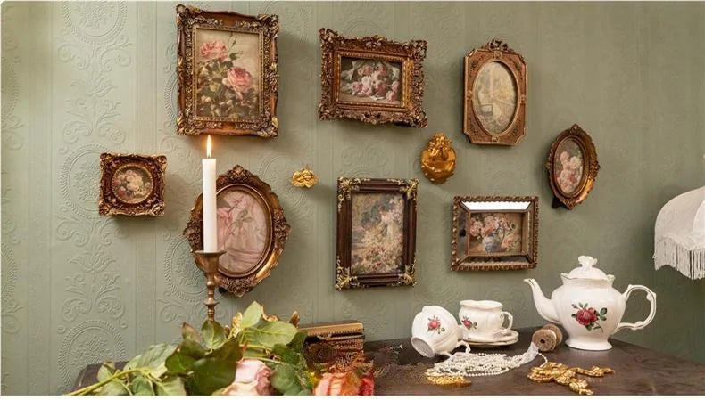 Retro Bilderrahmen – Europäisches Harzdesign – Unregelmässig geformt