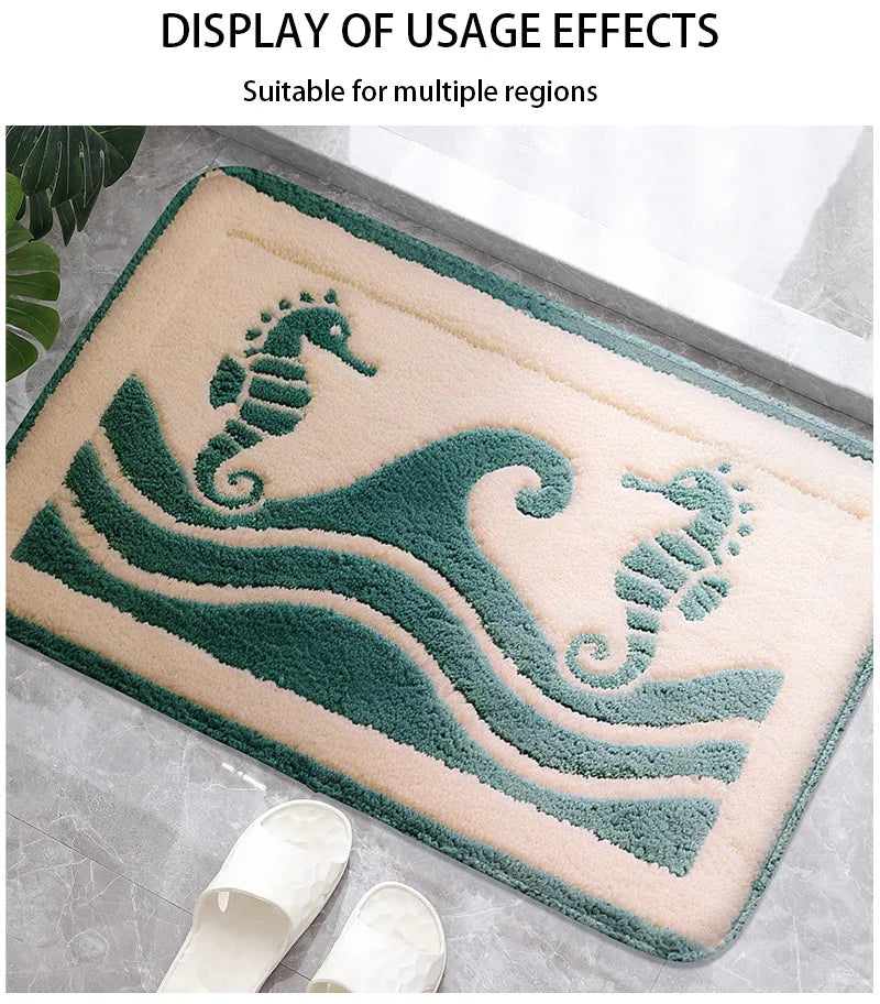 Badezimmer Anti-Rutsch Mat – Modern Rubber Print – 40x60 cm