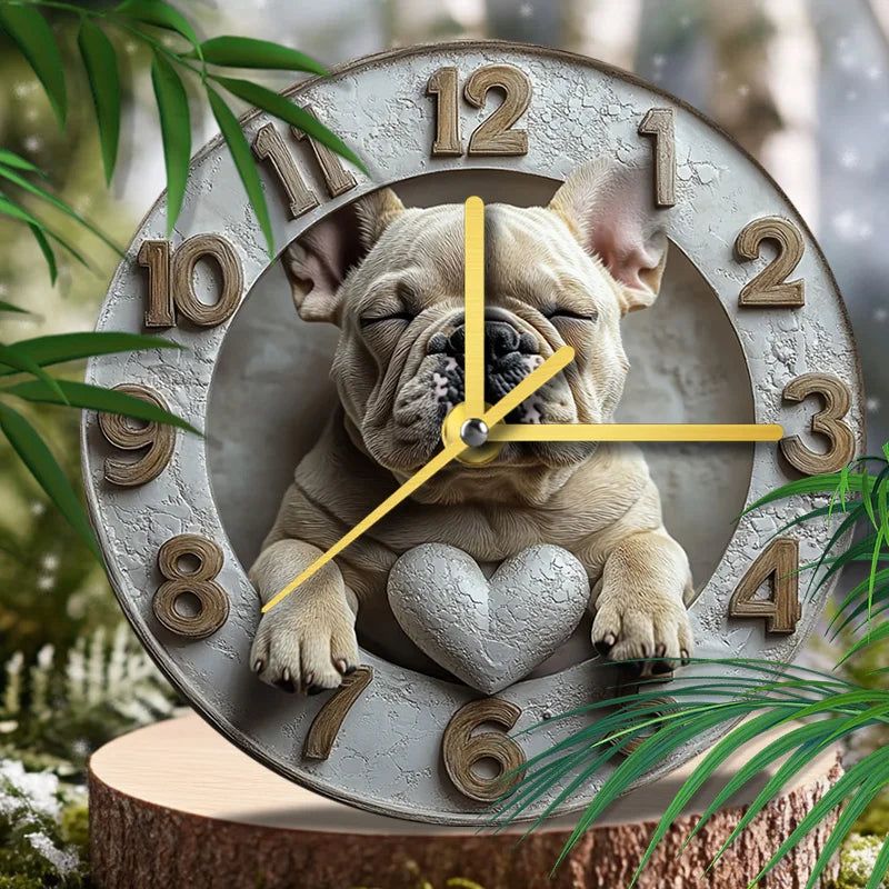 Haustieruhr – Metall Design – 20cm & 30cm