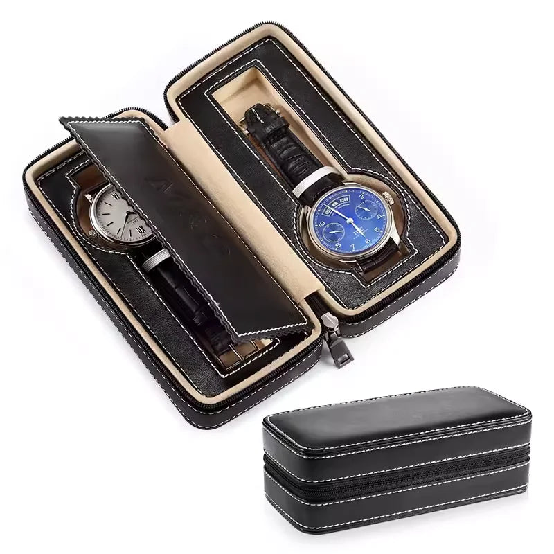 Uhrenbox Leder – Fashion & Casual – 2, 4, 8 Fächer