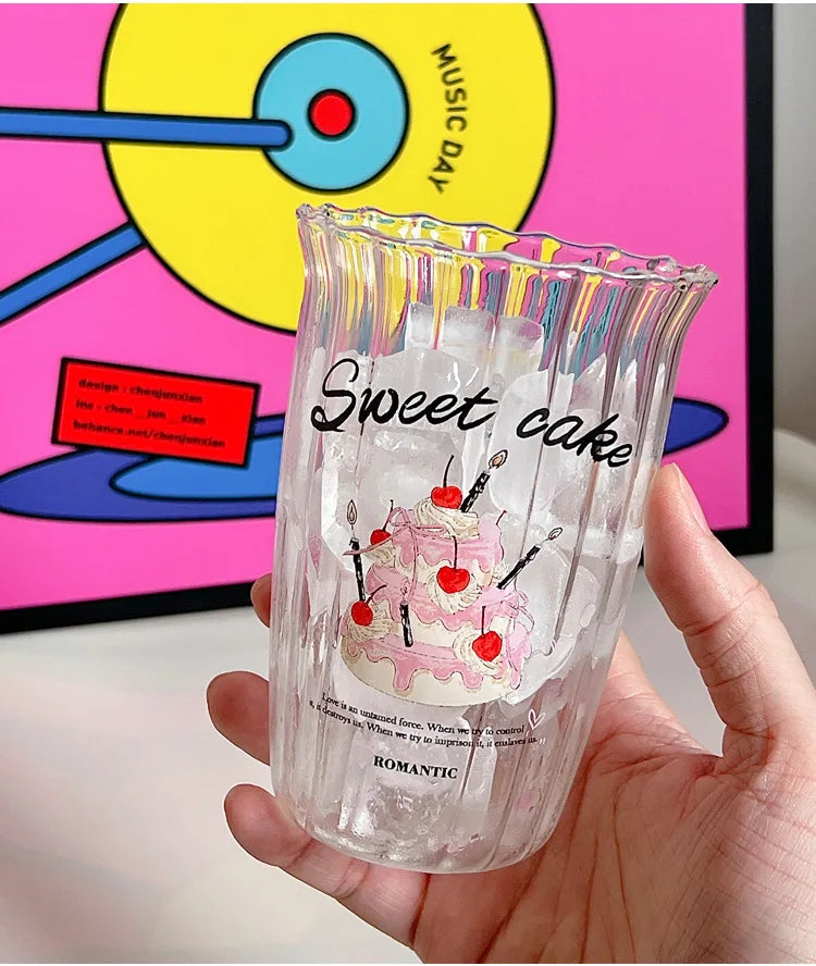 Herz Glas Cool Tasse – Keramikdesign – 500ml Füllmenge