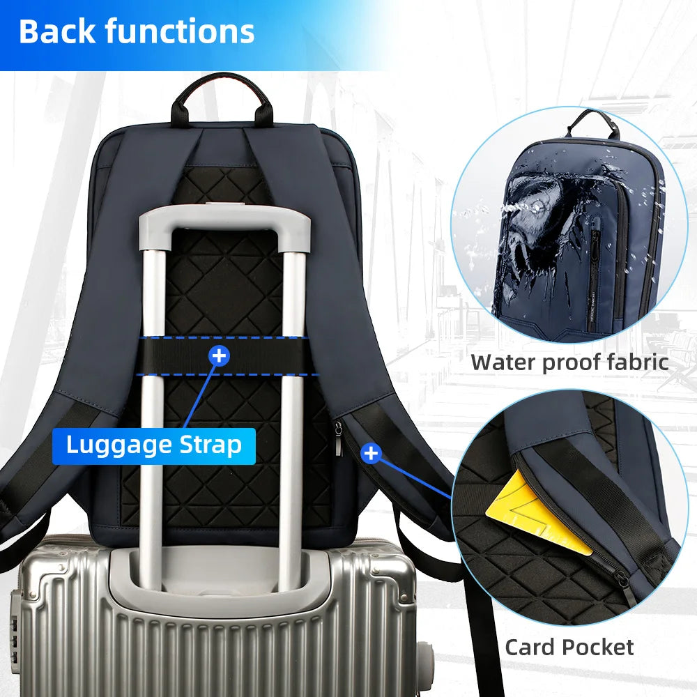 Rucksack – Wasserdichtes Oxford – USB-Laden 15.6 Zoll