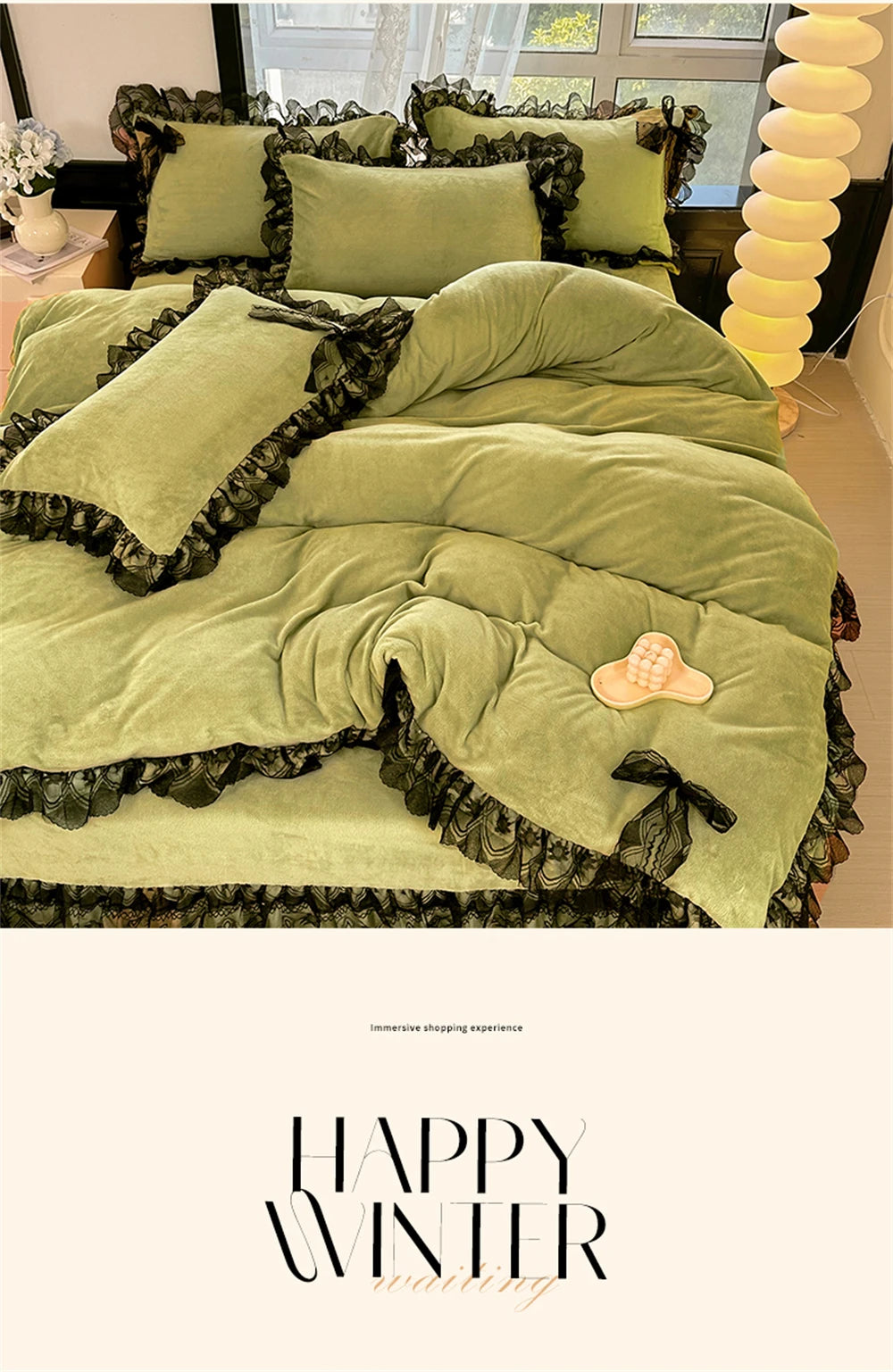 Samt Bettwäsche – Prinzessin Design – Versch. Grössen