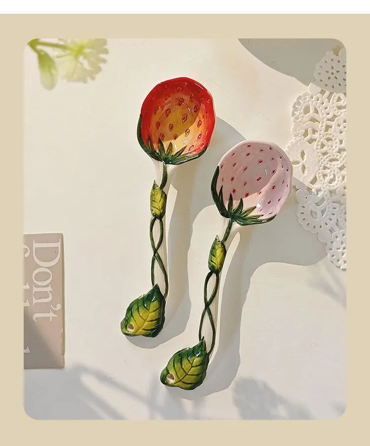 Keramik Dessertlöffel – Niedliches Design – Für Familien