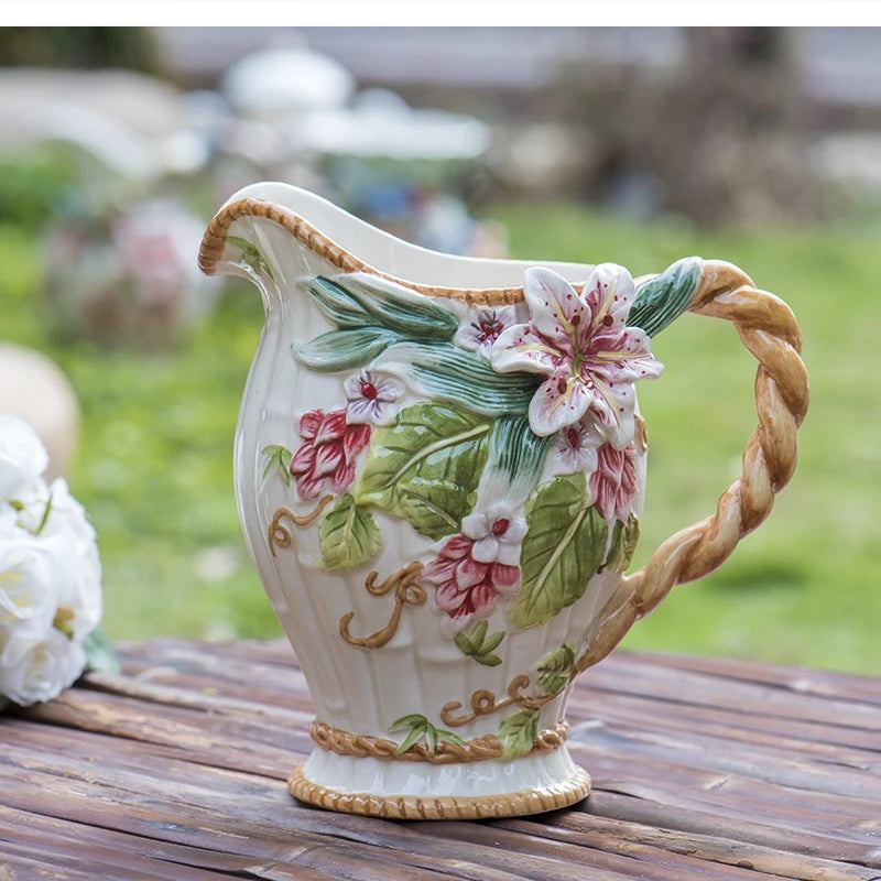 Moderne Keramikvase – 3D Design für Tischdeko