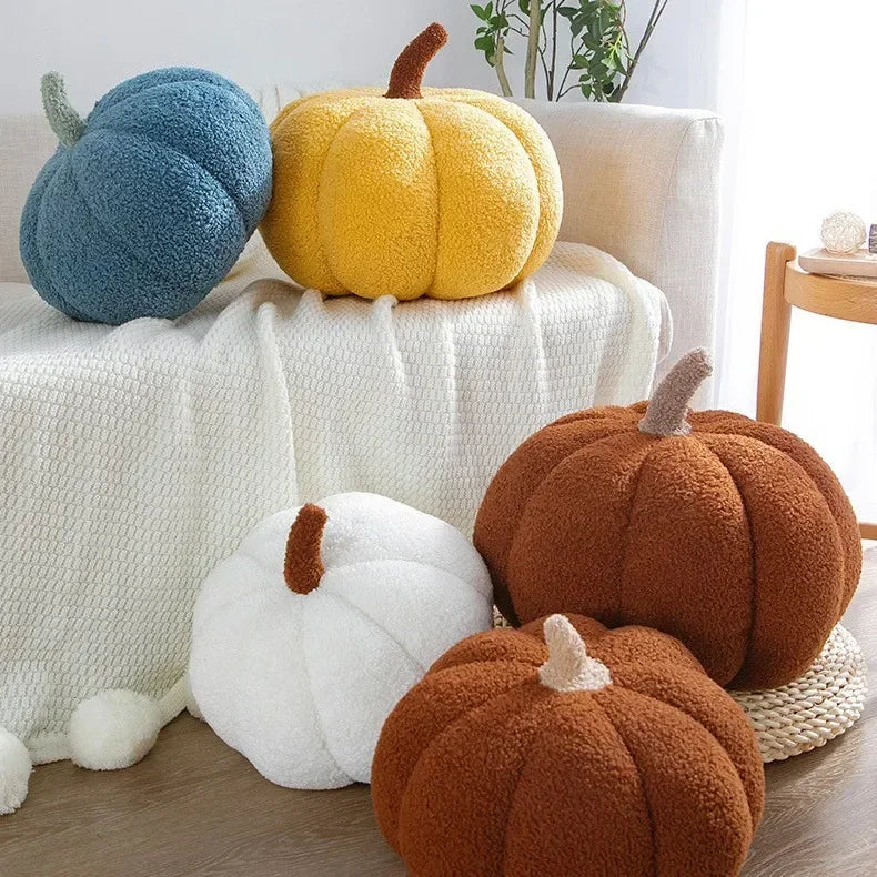 Dekoratives Kürbiskissen – Landhausstil – 35cm