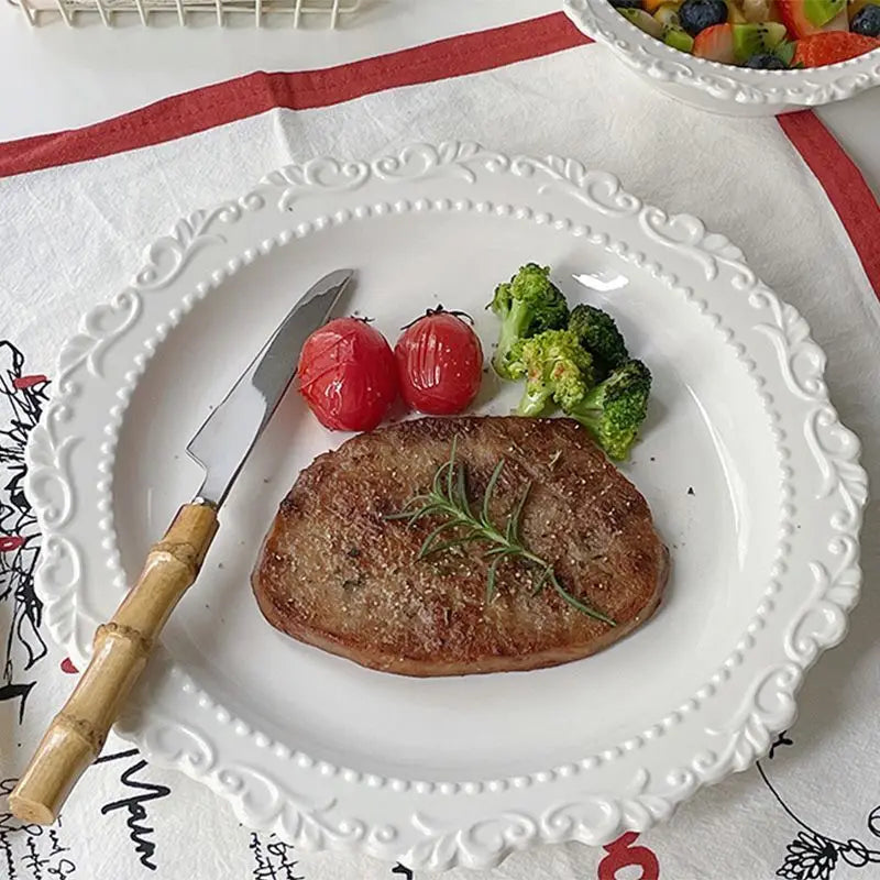 Keramik Geschirrset – Retro Stil – Westliche Küche