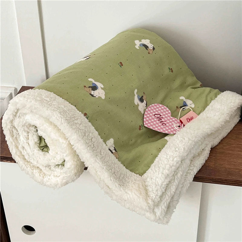 Winterdecke Floral – Koreanischer Stil – 100x150cm