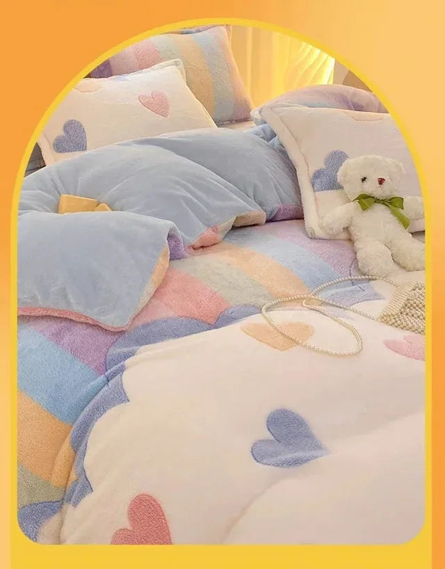 Flanell Bettbezug – Pastoral Stil – Gemütlich & Warm