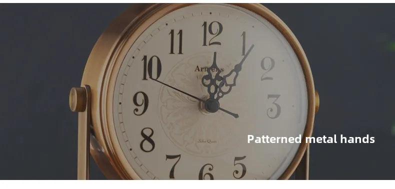 Europäische Uhr – Metall-Design – Ideal für Wohnräume