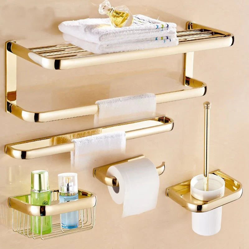Goldenes Bad Hardware-Set – Metall Eleganz – Badezimmer