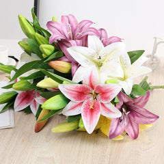 3D Druck Lilie – Elegantes Florales Design – 41cm Heimdeko