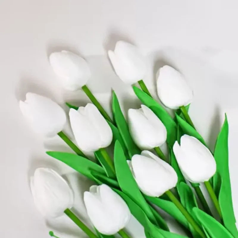 Tulpenstrauss – Realistische Latexblumen – Hochzeit & Wohndekor