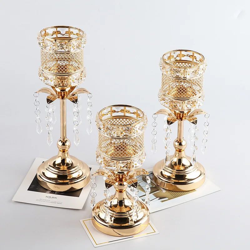 Metall-Kerzenhalter – Antik Stil – Grosse Grösse