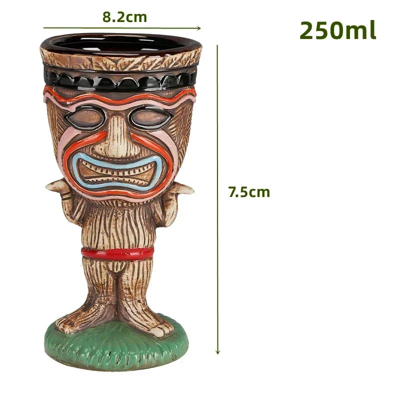 Keramische Tiki-Becher – Amerikanisch Handgemacht – 201-700ml