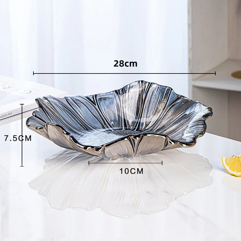 Obstteller – Nordisches Glas – 10 Zoll