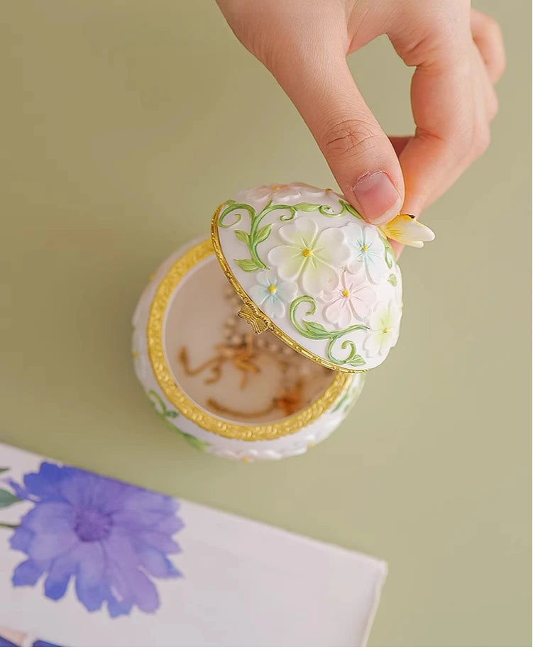 Keramik Vorratsdose – Handbemalt Umweltfreundlich