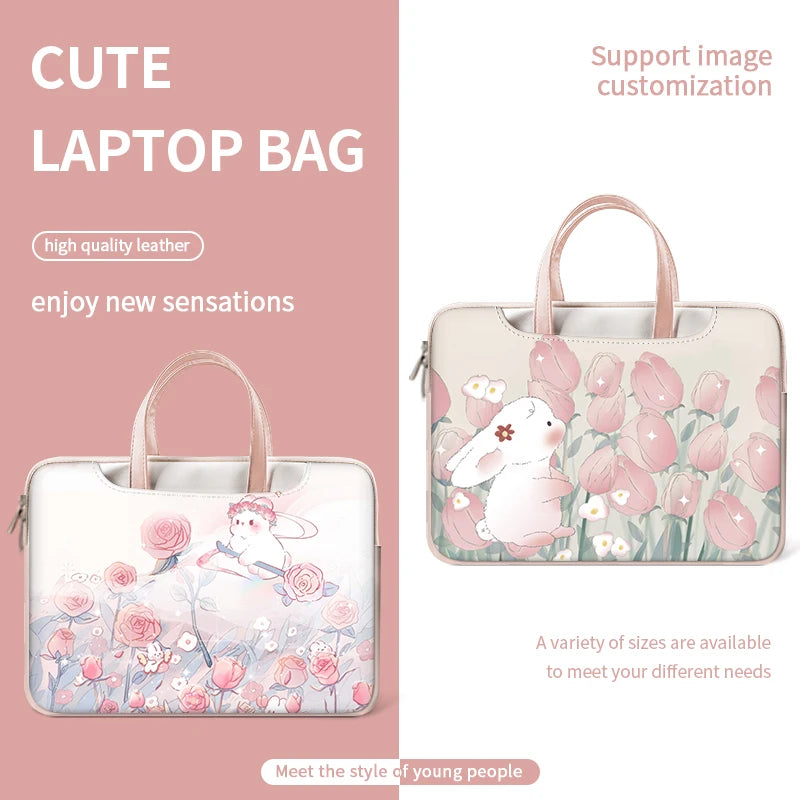 Laptop Tasche PU - Multifunktional 12-17" - Wasserdicht