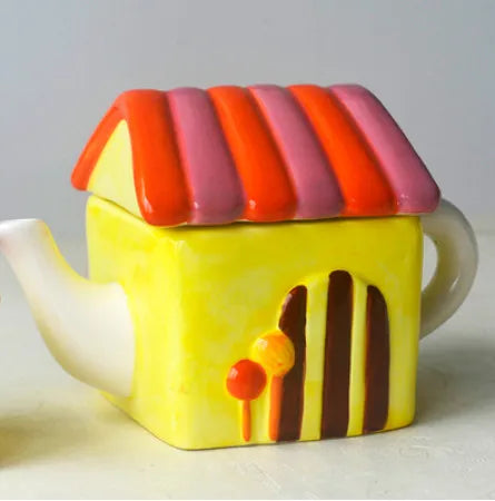 Bunte 3D-Relief-Keramikteller aus hochwertiger Keramik mit handgezeichnetem Design