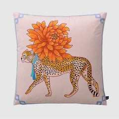 Orientalischer Samt Kissenbezug – Tiermotiv 50x50cm