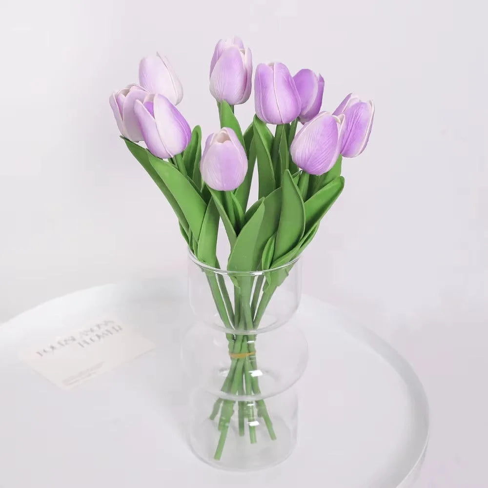 Tulpen Kunstblumenstrauss – Real Touch Schaum – Deko