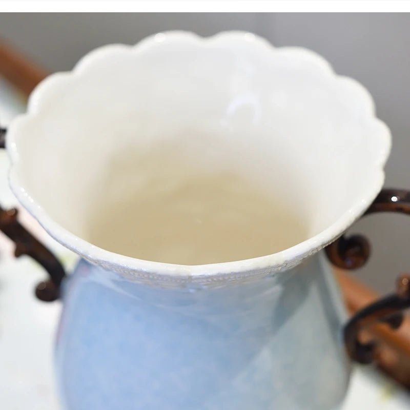 Keramikvase – Modern Organisch – 21x19x22 cm