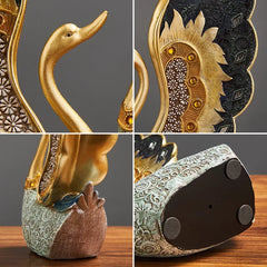 Schwan-Resin-Ornament – Kunstvolles Design, Grössen