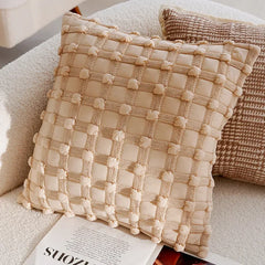 Luxus Kissenhülle – Jacquard Strick 45x45cm
