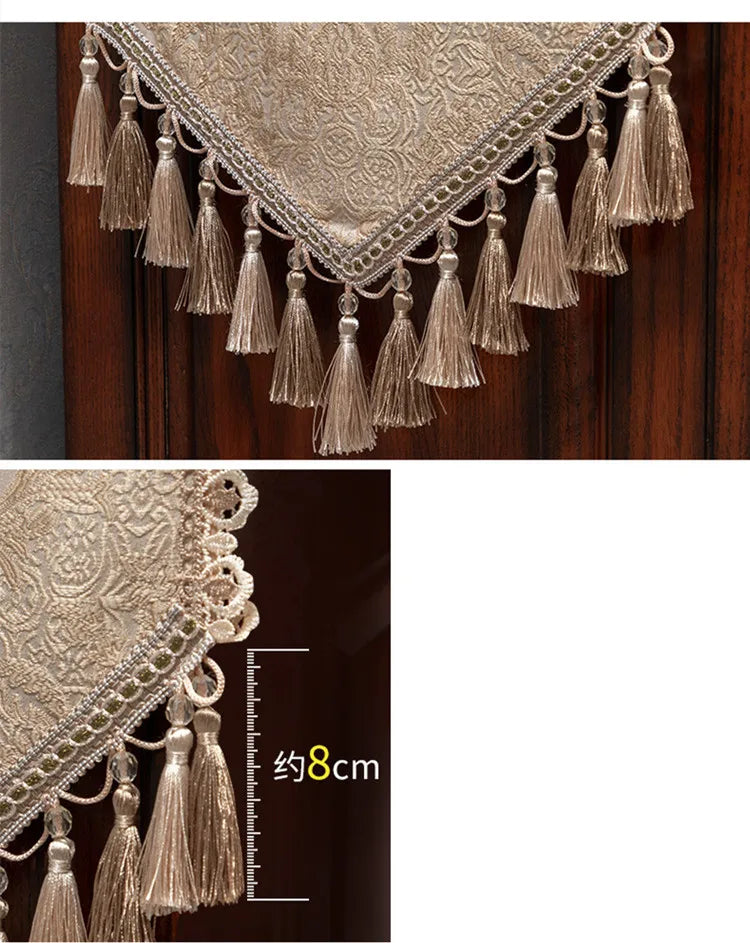Luxus-Jacquard-Tischläufer – Europäischer Stil – Massanfertigung