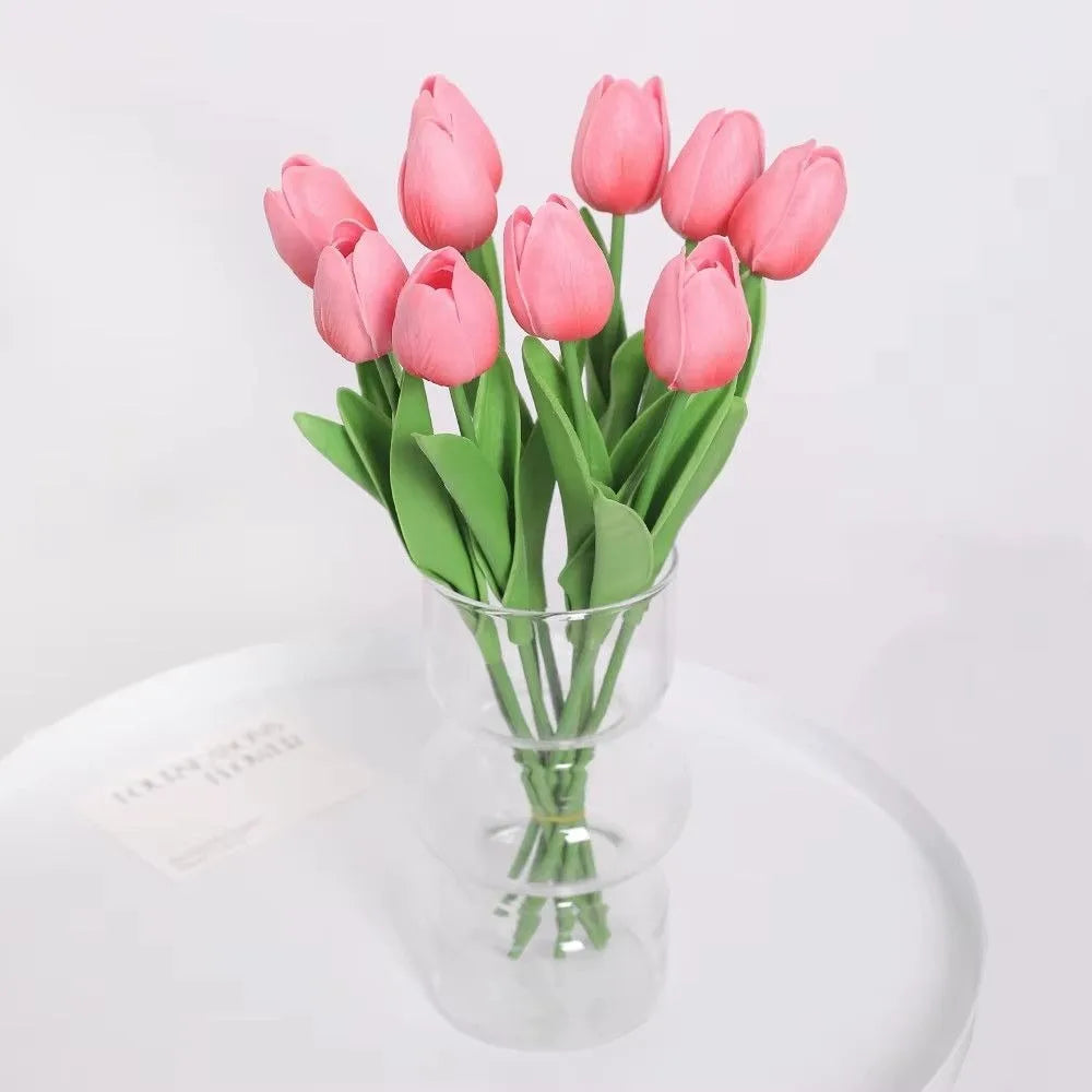 Tulpen Kunstblumenstrauss – Real Touch Schaum – Deko