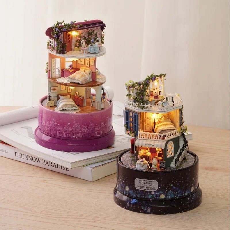 DIY Prinzessinnen-Villa – Handgefertigtes Holz Miniatur