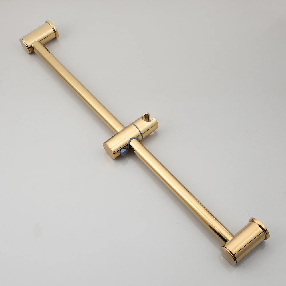 Duschkopf-Set – Gold-Design – Verstellbare Halterung