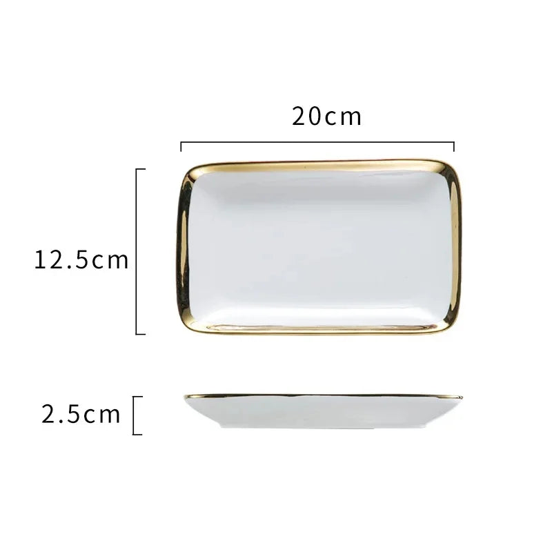 Keramikteller – Modernes quadratisches Design