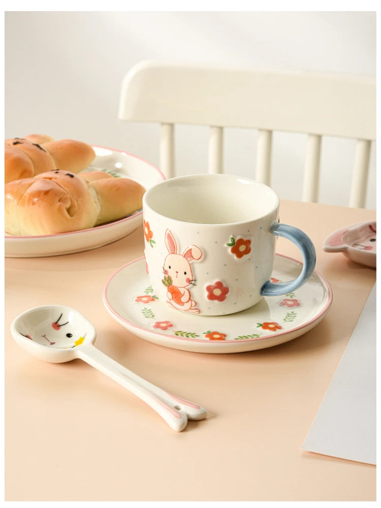 Keramik Osterhasen Teekanne – Porzellan Hasen Motiv