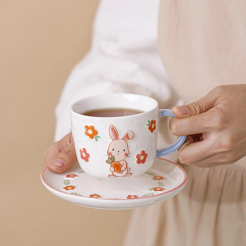 Keramik Osterhasen Teekanne – Porzellan Hasen Motiv