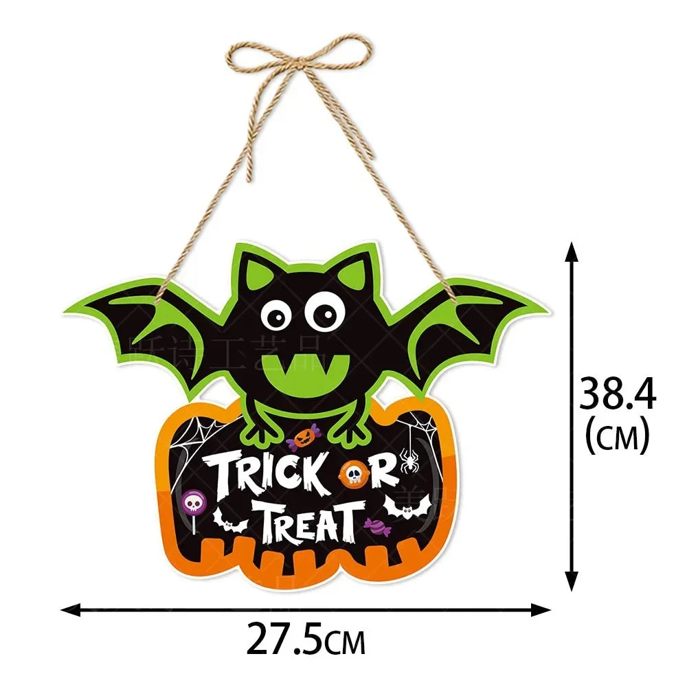 Halloween Türanhänger – Papierdeko – Charmanter Festlicher Touch