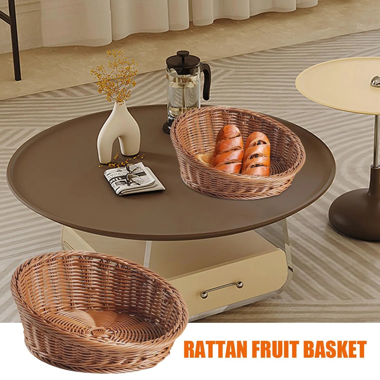 Brotkorb – Imitation Rattan Design – Verschiedene Grössen