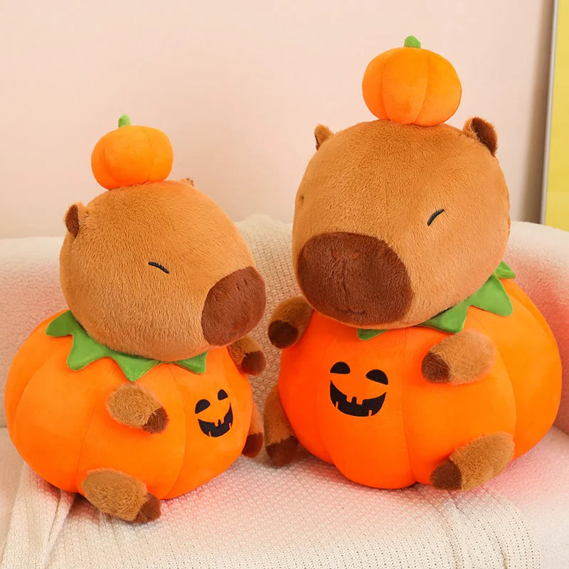Capybara Plüschtier – Baumwoll Halloween Kissen – 25-60cm