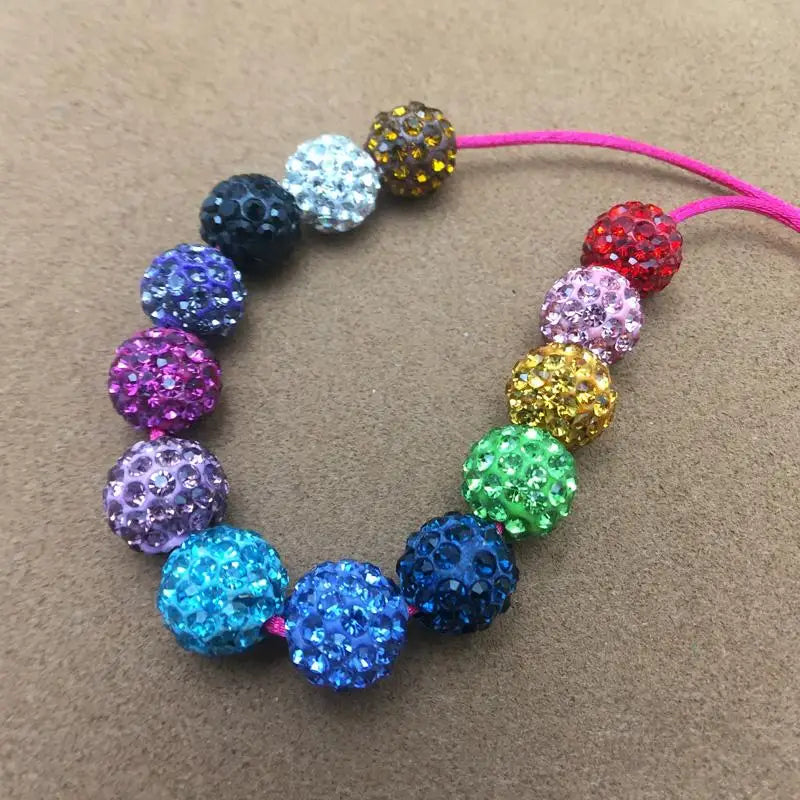 Böhmische Kristallperlen – Boho 10mm Abstandhalter Set