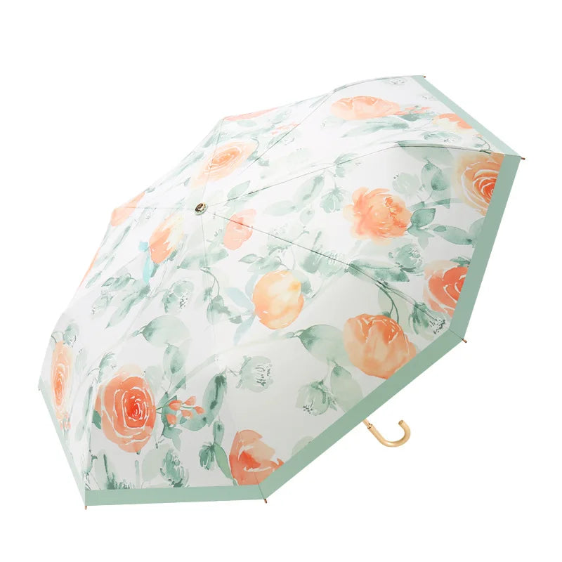 Premium Schirm – Metallfaser – UV & Regen Schutz