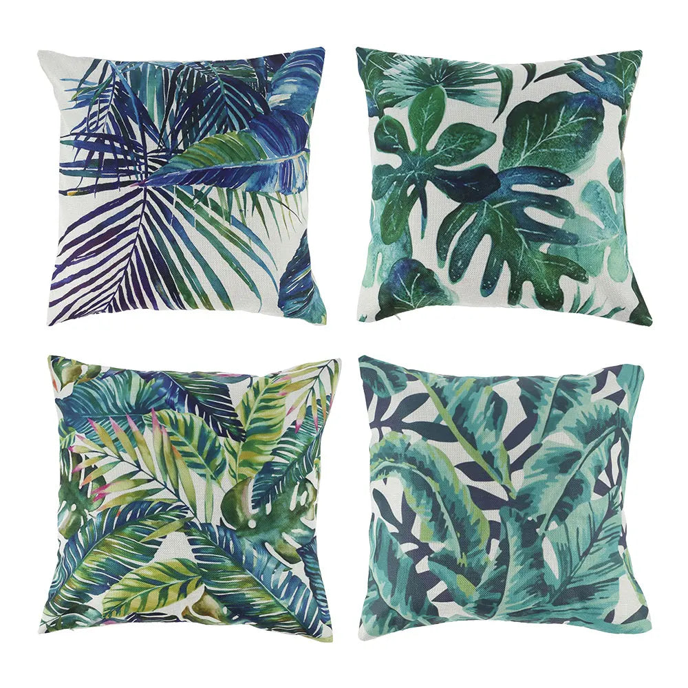 Wasserdichte Kissenbezüge – Jacquard-Leinen – 45x45cm