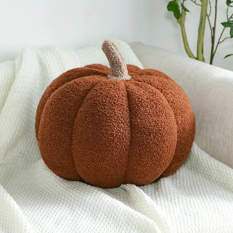 Dekoratives Kürbiskissen – Landhausstil – 35cm