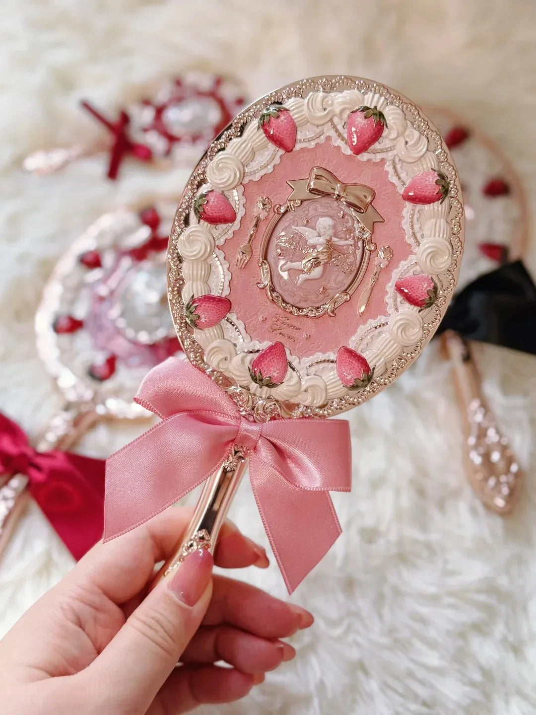 Luxus Schminkspiegel - Rokoko Design - Tragbare Eleganz