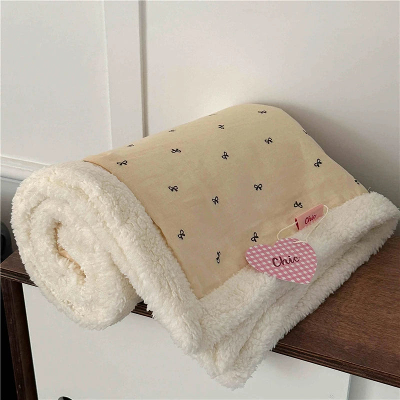 Winterdecke Floral – Koreanischer Stil – 100x150cm