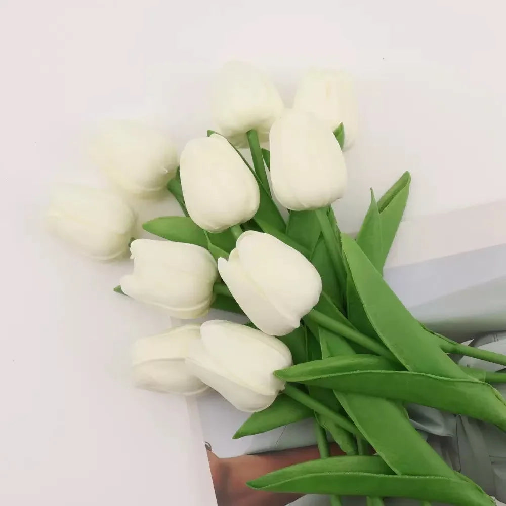 Künstliche Tulpen – PU Echt-Touch – 34cm für Zuhause