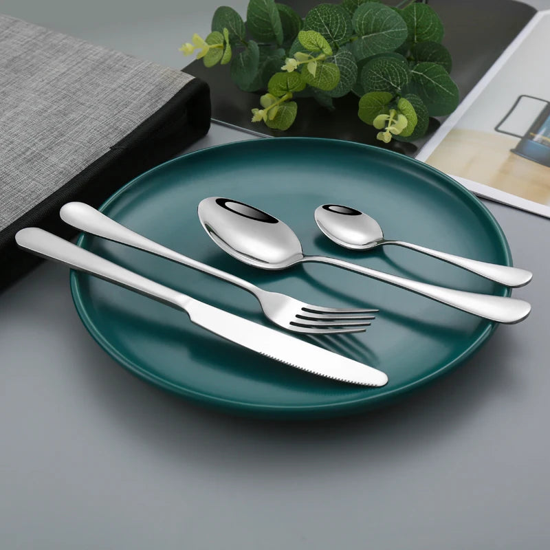 Luxus Besteckset – Gold Edelstahl – 5-teilig